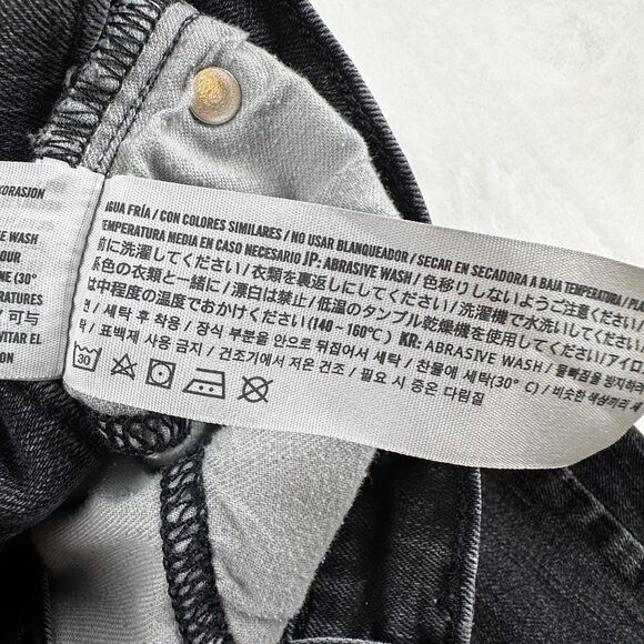 Hollister Mens Black Jeans W29 L30 Straight Fit Hollister Flex Denim Durable - Picture 6 of 8